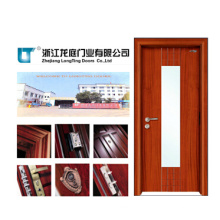 Puerta de entrada de puerta de madera de vidrio interior (LTS-204)